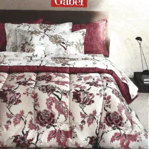 Trapunta matrimoniale tendenze  Leena  cm 260x260 - Avorio