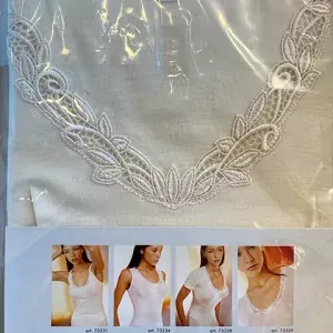 Camiciola donna spalla larga con reggiseno Ragno